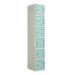 Laminate Door Lockers Light Greendoor - Wet Area 1800.300.450 - 6 Compartment 404471