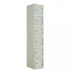 Laminate Door Lockers Light Greydoor - Wet Area 1800.300.450 - 6 Compartment 404472