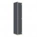 Laminate End Panelsdark Grey for 300 Deep Lockers 404483