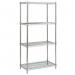 Stainless steel wire shelving - 4 shelves 404626