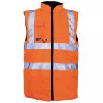 Hi vis reversible body warmer 404747