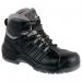 Nomad buffalo leather safety boots - Black, size 6 404851