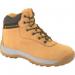 Nubuck leather hiker safety boots S1P SRC HRO - Sand, size 7 404902