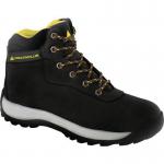 Nubuck leather hiker safety boots S1P SRC HRO - Black, size 6 404909