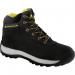 Nubuck leather hiker safety boots S1P SRC HRO - Black, size 6 404909