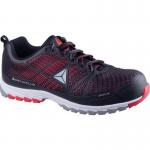 Premium non-metallic safety trainers S1P SRC HRO - black/red - size 6 404969