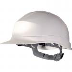 Essential Safety Helmet, White Polethylenewith Sweat Band and Manual Adjustment 404976