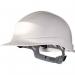 Essential Safety Helmet, White Polethylenewith Sweat Band and Manual Adjustment 404976