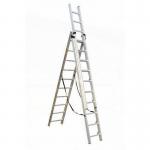 Transformable aluminium combination ladders - 3 section 404984