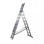 Transformable aluminium combination ladders - 3 section 404985