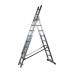 Transformable aluminium combination ladders - 3 section 404985