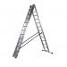 3 Section Aluminium Combinationladder, 3 X 13 Treads En 131 150 Kg 404987