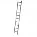 Single Aluminium  Ladder, 10 Tread, En13