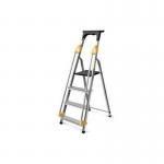 Aluminium safety platform steps - 4 tread 405012