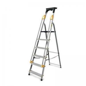 Aluminium safety platform steps - 6 tread 405014