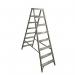Double Sided Aluminiumstep, 8 Tread, En 131 150 Kg Capacity 405040