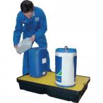 60 Litre Spill Tray With Yellow Platform