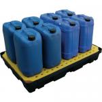 100 Litre Spill Tray With Yellow Platfor