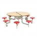 8 seat round mobile folding dining tables 405155