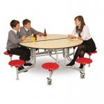 8 seat round mobile folding dining tables 405155