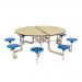 8 seat round mobile folding dining tables 405156