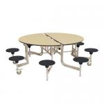 8 seat round mobile folding dining tables 405157