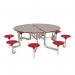 8 seat round mobile folding dining tables 405159