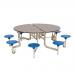 8 seat round mobile folding dining tables 405160