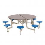 8 seat round mobile folding dining tables 405160