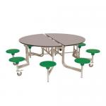 8 seat round mobile folding dining tables 405162