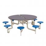 8 seat round mobile folding dining tables 405164