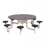 8 seat round mobile folding dining tables 405165