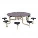 8 seat round mobile folding dining tables 405165