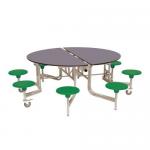 8 seat round mobile folding dining tables 405166