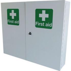 Metal First Aid Cabinet Double Door Empt