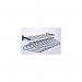 Wall Mounted Coat Rack with 10 Silver-grey Polypropylene Hangers 405460