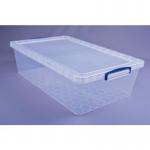 Nestable clear Really Useful Box® containers 405464