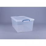 Nestable Storage Box, 62L Transparent - 