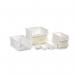 White antibacterial small parts bins 405547