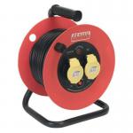 Cable Reel 25 Mtr 2 X 110 V 1.5 mm Heavy Huty 405561