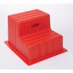 Plastic Step, 2 Tread Red 405564