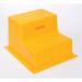 Plastic Step, 2 Tread Yellow 405565