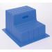 Plastic Step, 2 Tread Blue 405566