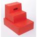 Plastic Step, 3 Tread Red 405567