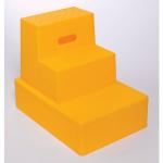 Plastic Step, 3 Tread Yellow 405568