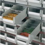 Steel cabinet trolley - dividers 405585