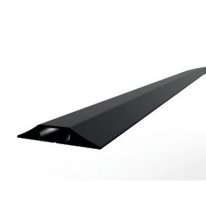 General Purpose Cable Protector, Single Wide Bore, Black - 3M 405656