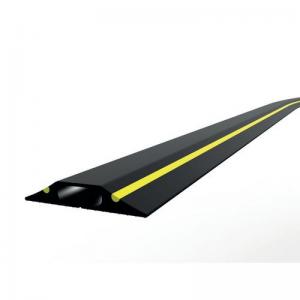 General Purpose Cable Protector, Single Narrow Bore, BlackYellow - 9M