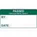 Passed for Electrical Safety- Labels (50 X 25 mm Roll of 250) 405758