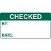 Checked - Labels(50 X 25 mm Roll of 250) 405760